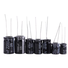 Condensadores Electrolíticos 125pcs 25 Valores Kit Surtido 1uF-2200uF DIY Electrónico