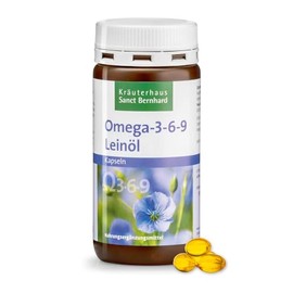Sanct Bernhard Omega 3 6 9 Linseed Oil – 180 Capsules (119 g)