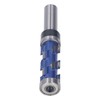 Spiral Flush Trim Router Bit 1/2x19x45mm Dual Bearing Round Shank