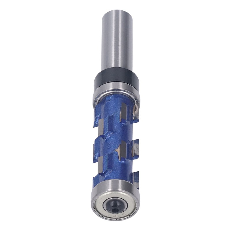 Spiral Flush Trim Router Bit 1/2x19x45mm Dual Bearing Round Shank