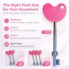 Pink Radar Disabled Toilet Key with Pink ID Card |