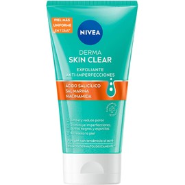 NIVEA Derma Skin Clear Gel Exfoliante Anti‑imperfecciones 150 ml – Puntos negros y poros limpios