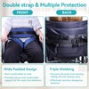 Non-Slip Anti-Fall Wheelchair Seatbelt, Wheelchair Harness Belt System for Disable