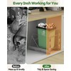 LIONONLY Pull Out Trash Can Under Cabinet, Door Mount &
