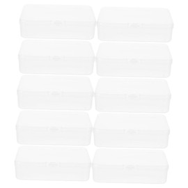 Tofficu 10 Piezas Estuche para naipes en, caja de almacenamiento de plástico para naipes de juego, para tarjetas bancarias, tarjetas de presentación, tarjetas de juego, tarjetas PTCG