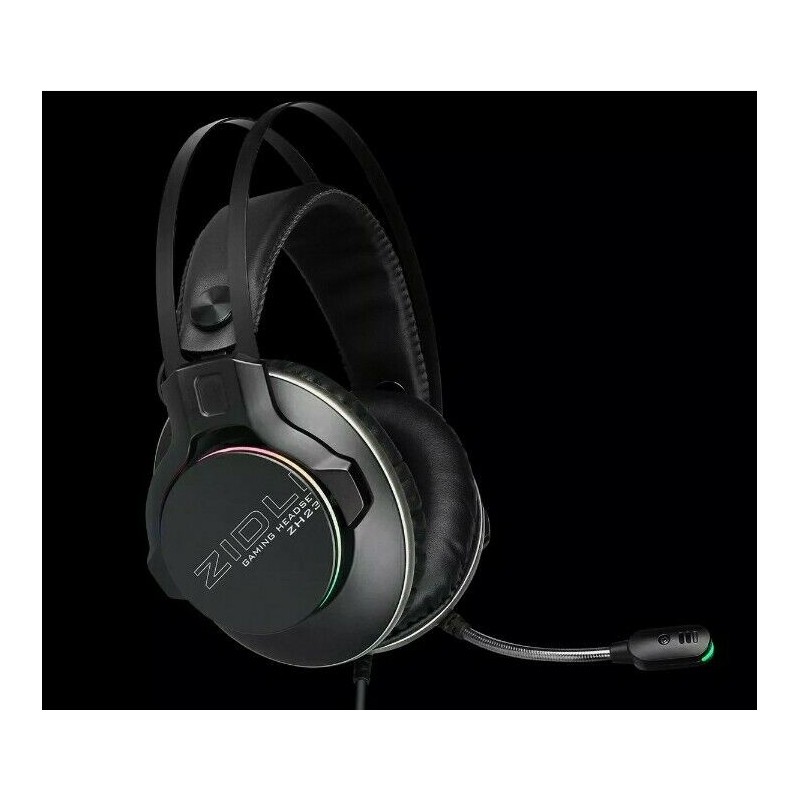 ZIDLI 7.1 Virtual Surround Sound Gaming Headset with RGB Lights
