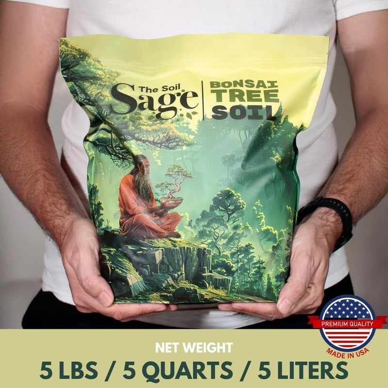 The Soil Sage 5qts/5l Premium Bonsai Mix - U.S.A. Made