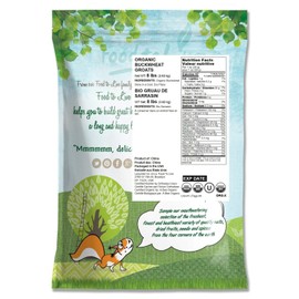 Organic Buckwheat Groats, 8 Pounds - Hulled, Non-GMO, Kosher, Raw, Vegan, Sirtfood, Bulk