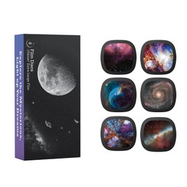 Realistic Discs - Discs for Ainael Meteor and Galaxy Projector, 5K Ultra HD Discs for Home Planetarium, 6 Disc Set without Projector (Nebula 1)