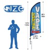 Vape Smoke Shop Advertising Swooper Flag Banner, 11Ft Smoke Vape