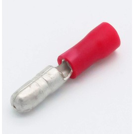 100x Insulated Crimp Electrical Connectors - Male Electrical Wire Bullet Connector