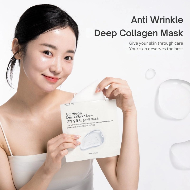 Deep Collagen Skin Treatment Mask Pack Of 5 Anti Aging