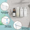 Wall Mounted Storage Organizer Bins Organizing Shelf Basket Clear Plastic
