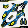 Factory EFX Blue & Yellow Shift Polisport Restyle Graphics Kit