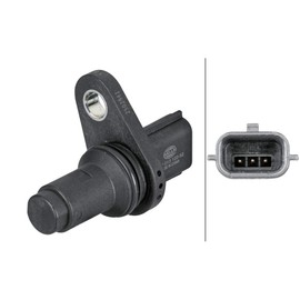 HELLA 6PU 013 122-521 Sensor, crankshaft pulse - 3-pin connector - with seal ring