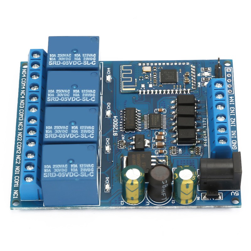 4 Channels Multifunction Control Module Phone Wireless Relay Module Compatible