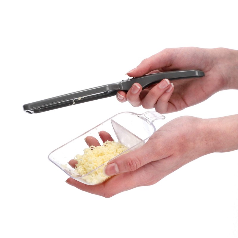 KADAX Grater with Plastic Container, Stainless Steel Vegetable Grater, Vegetable