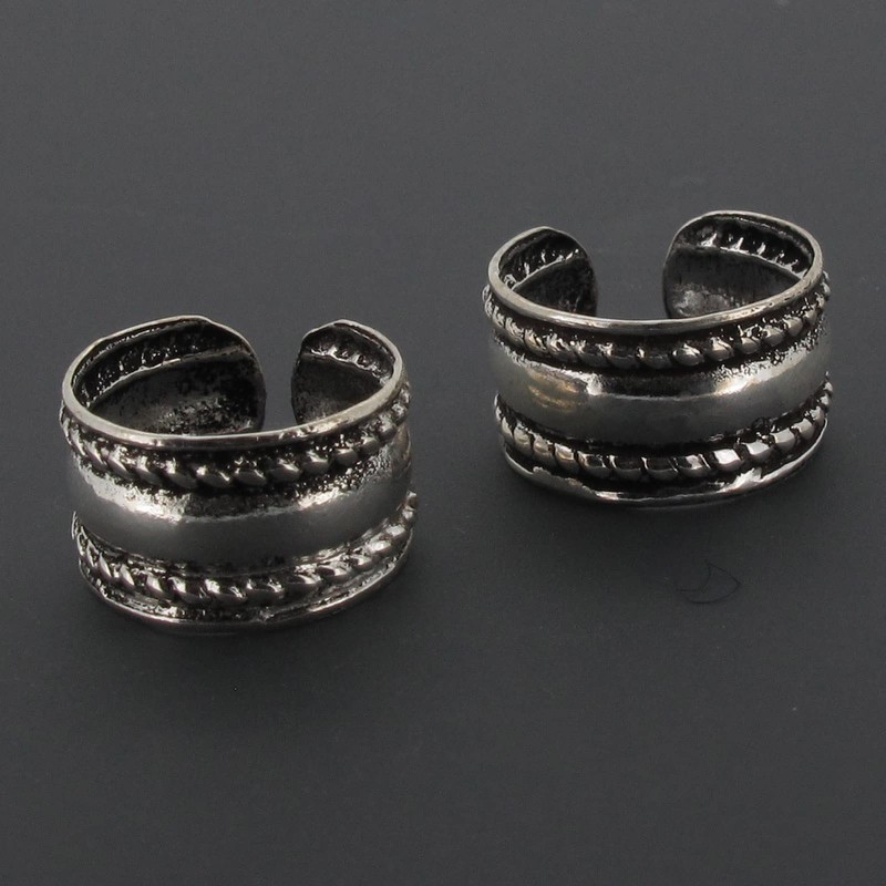 Touch Jewellery 925 Sterling Silver Bali Ear Cuffs