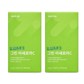 Days On Green Acerola C 1.5g 14 packs 2 boxes / 데이즈온 그린 아세로라C 1.5g 14포 2박스