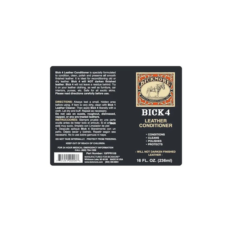 Limpiador Y Acondicionador Para Piel Bick 4, 473 Ml, No