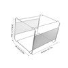 Operitacx Hanging File Organizer Mesh File Storage Holder Iron Design