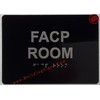 FACP ROOM - FIRE ALARM CONTROL PANEL ROOM sign Raised