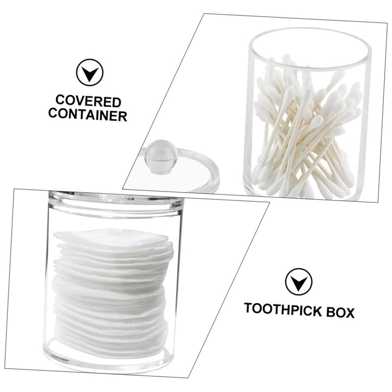 Ciieeo 4pcs Organized Storage Cotton Covered Boxes Stackable for Cosmetics