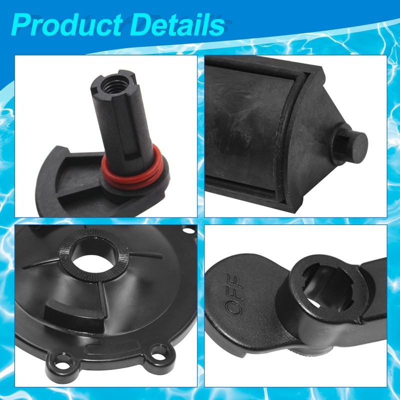2-Port/3-Port Pool Valve Rebuild Kit Compatible with Jandy Neverlube 2-way/3-way