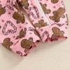 Newborn Baby Girl Christmas Outfit Long Sleeve Gingerbread Man/Santa Claus