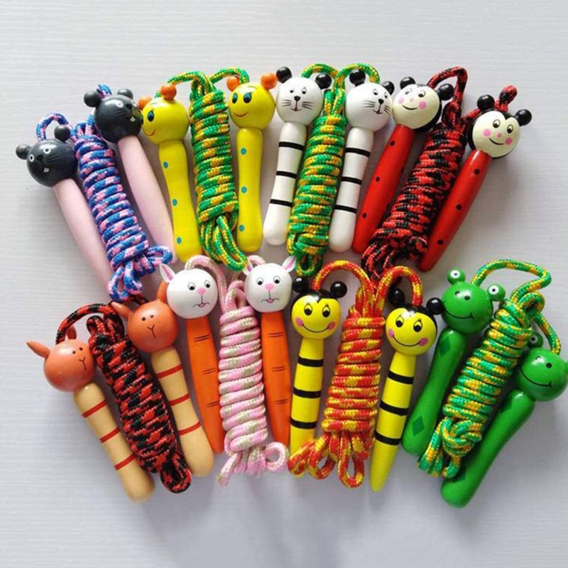 Cuerda de Saltar Ajustable para Ejercicio, Diseño Animal de Plástico