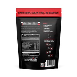 Jocko Fuel Hydrate Electrolytes Powder Packets Low Sugar - Hydration Amplifier Packets for Recovery, Dehydration, & Exercise - with Vitamins B6, B12 & C (16 Packets) Fruit Punch