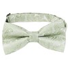 Alizeal Mens Gradient Paisley Bow Tie Pre Tied Pocket Square