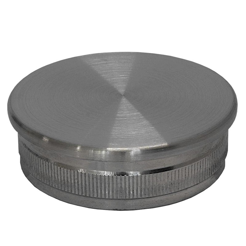 TIBU End Cap Stainless Steel V2A for Pipe Diameter 48.3