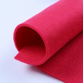 Felt Sheets Thickness 3 mm Real Felt Size 50 x 36 cm - 39 Colours Available - Very High Quality - Ideal for Hobby (Fuchsia)