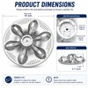 (Upgraded) 5845EA1003B Washplate Pulsator Assembly Replacement With Washer Pulsator Cap
