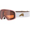 ALPINA LADIS Q Mirrored, Contrast-Enhancing OTG Ski Goggles with 100%