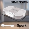 Lunch Box with Spork – 900ml | Dishwasher & Freezer