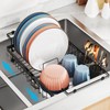 iSPECLE Expandable in Sink Dish Drying Rack - Adjustable Capacity