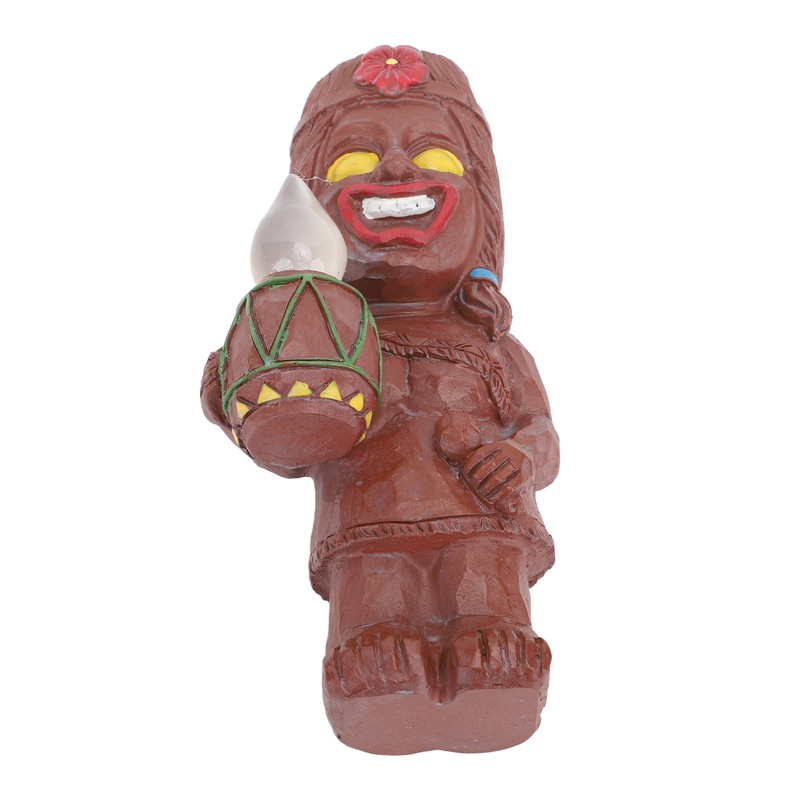 Mayan Smiling Face Totem Solar Light Creative Garden Solar Light