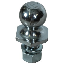 Reese Towpower 7008300 Interlock Trailer Hitch Ball, 2 Inch Diameter, 6,000 lbs. Capacity, 1 Inch Shank Diameter, 2-1/8 Inch Shank Length