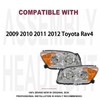 2PCS Headlights Assembly for USA Built Model For 2009 2010