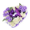 Artificial Heart Shaped Wreaths Wedding Wreaths Fake Flowers Decoration for