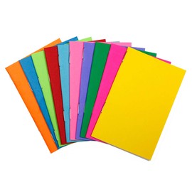 Hygloss Products Tiny Colorful Blank Books – Books for Journaling, Sketching, Writing & More – Great for Arts & Crafts - 10 Assorted Bright, Fun Colors - 2.75 x 4.25 Inches - 10 Pack, (77510)