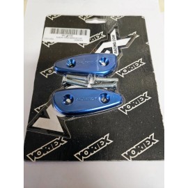 Vortex Suzuki GSXR600/750 GSXR1000 Busa BLUE Vortex Mirror Block Off Offs Plates