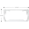Chrome Palm Tree License Plate Frame for Women, Cute Hawaiian