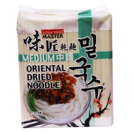 味匠干面 건조 面 Gourmet Oriental Dried Noodle Somen -Medium, 5 lbs