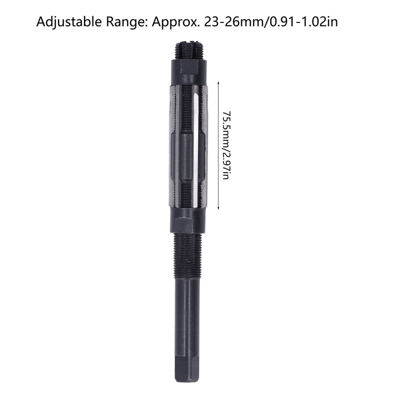 Adjustable Reamer, 9SiCr Universal Shank Hand Reamers Heavy Duty High