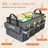 HOTOR Car Organizer, Foldable Trunk Organizer for SUV, Sedan &