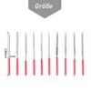 Mesee Mini Diamond Files Set, 10 Pieces Titanium-Coated Diamond Needle