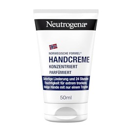 Neutrogena Hand Cream Concentrated Fragranced Soothing Moisturising Cream Against Cracked Skin with 40% Glycerine + Vitamin E, Instant Moisturising Hand Cream for Very Dry Hands 50 ml